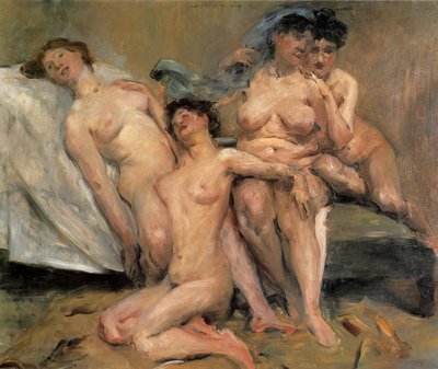 Group of Women Friends by Lovis Corinth